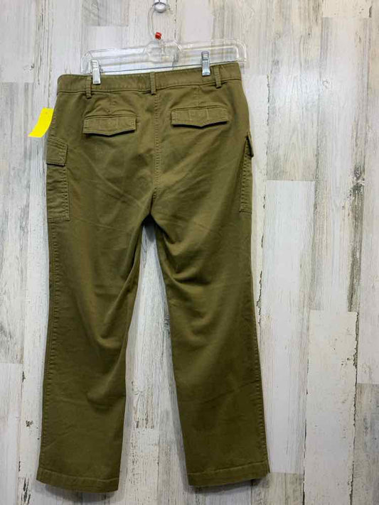 PRE-OWNED Size 6P ANN TAYLOR BOTTOMS Olive Pants/OLIVE PANTS