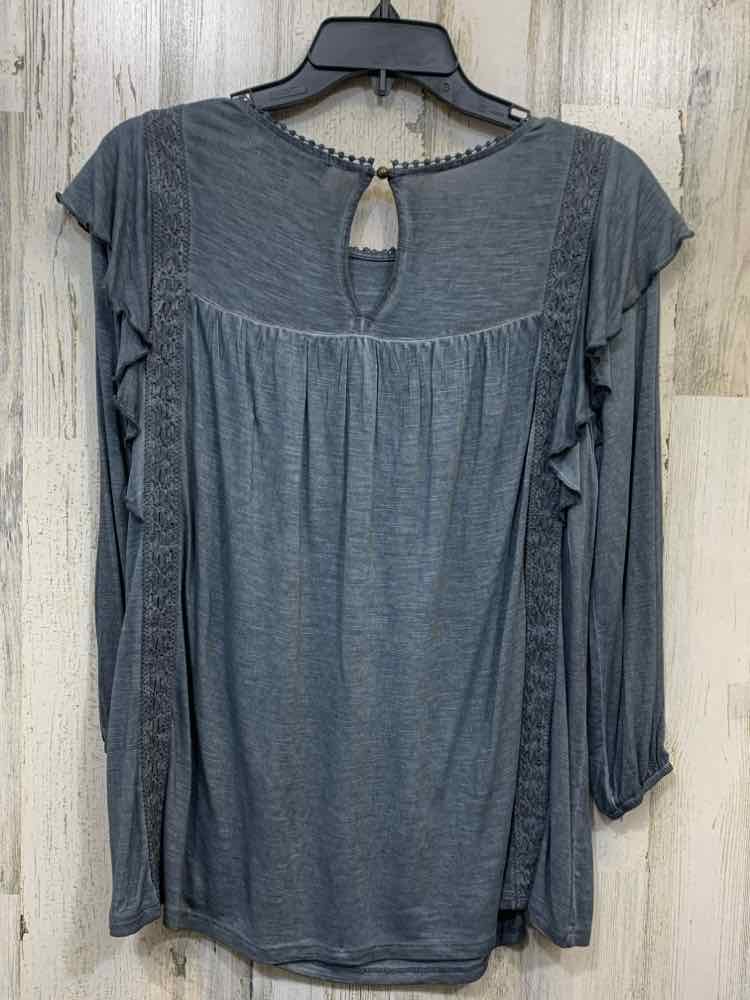 KNOX ROSE Tops Size S Gray 3/4 LENGTH TOP