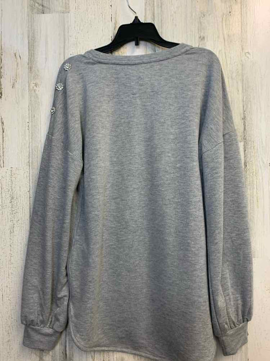 CUPIO Tops Size S Gray SWEATSHIRT TOP