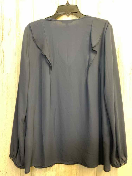 BANANA REPUBLIC Tops Size L Navy LONG SLEEVES TOP