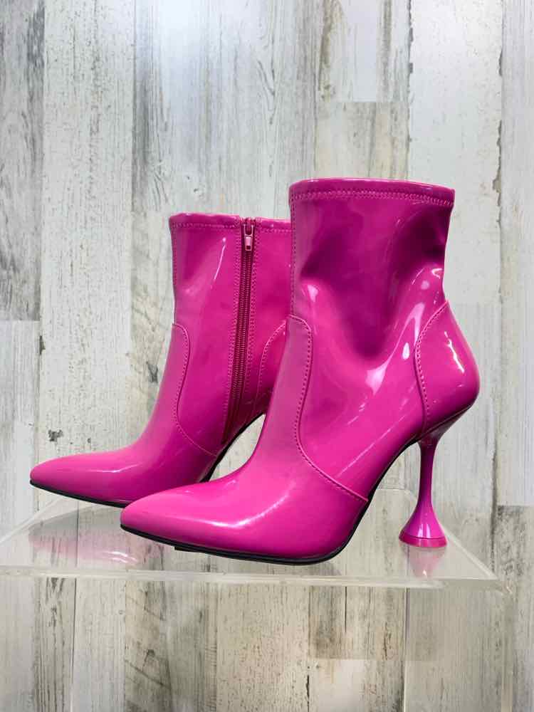NWT INC SHOES Shoe Size 6 Fuschia 6 Shoes/PEDESTAL HEEL ZIPPER