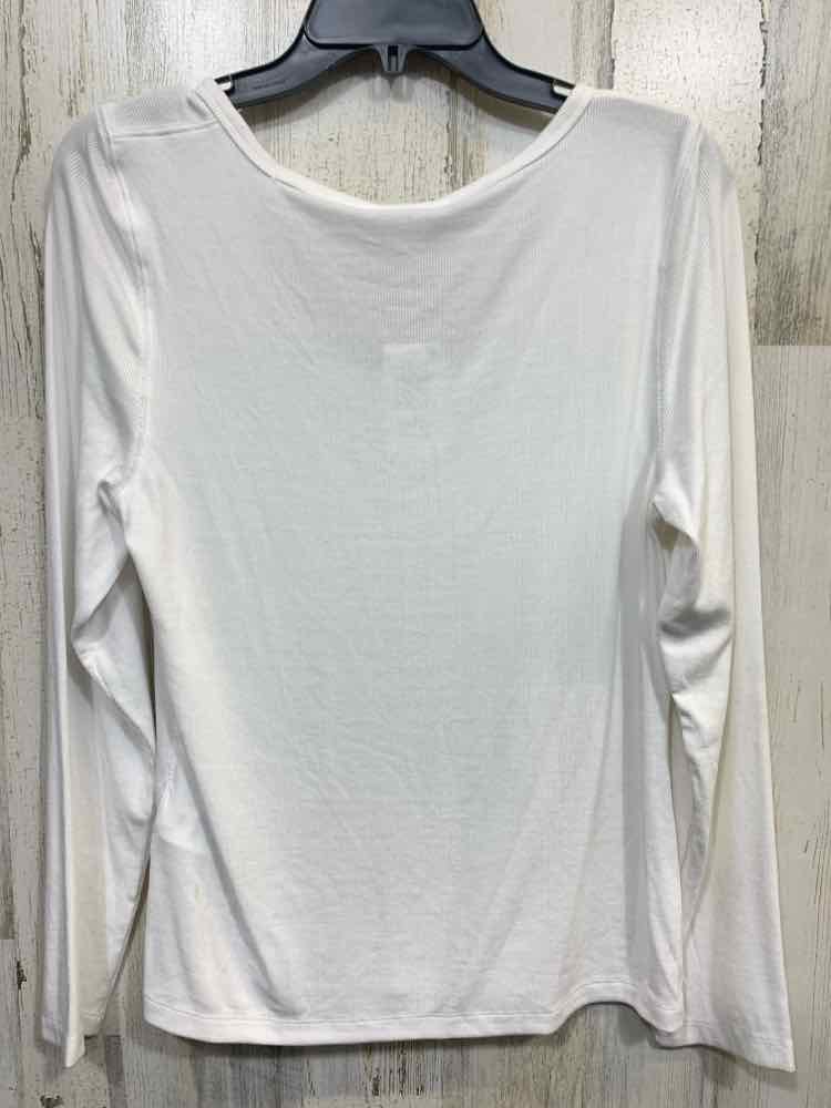 NWT ON 34TH Size L Tops White LONGSLEEVE Shirt