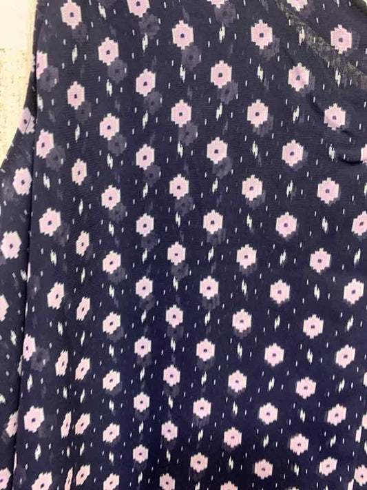PRE-OWNED LANE BRYANT Tops Size 22 NAVY/LAV ABSTRACT TANK TOP Tank Top/ABSTRACT