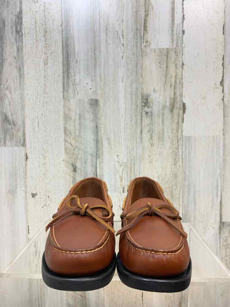 NWT EASTLAND SHOES Shoe Size 11 Brown Leather Shoes/LOAFER TIE STRING