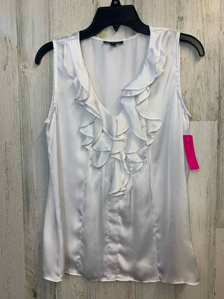 NOTATIONS Tops Size M White SLEEVELESS TOP