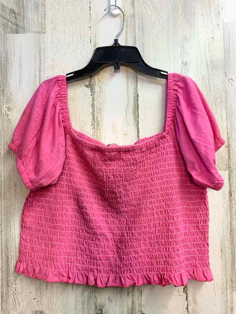 NWT SIMPLY SOUTHERN Tops Size XL BUBBLEGUM PINK SHORTSLEEVE TOP
