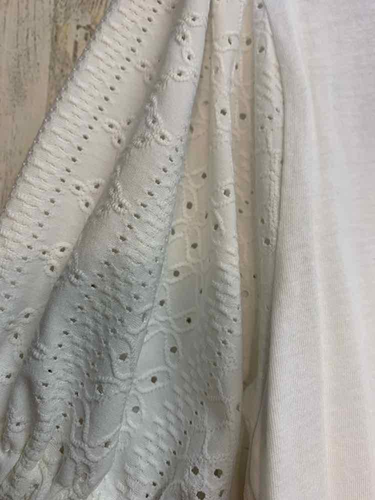 PRE-OWNED MICHAEL KORS Tops Size L White PUFF SLEEVES TOP