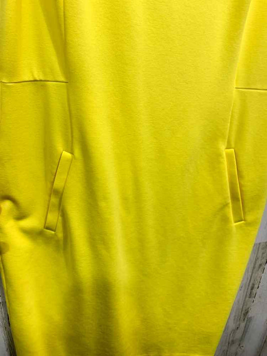 PRE-OWNED LANDS END Dresses and Skirts Size 16T Yellow Solid SHEATH Dress