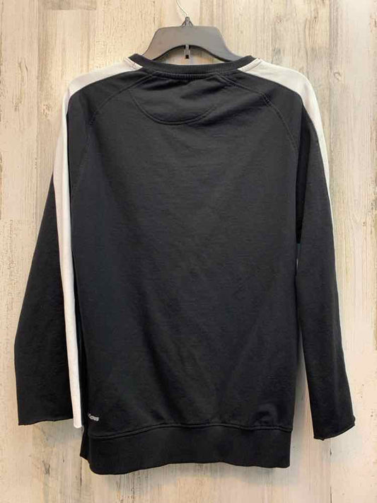 ABLY Tops Size S BLK/WHT SWEATSHIRT Sweatshirt