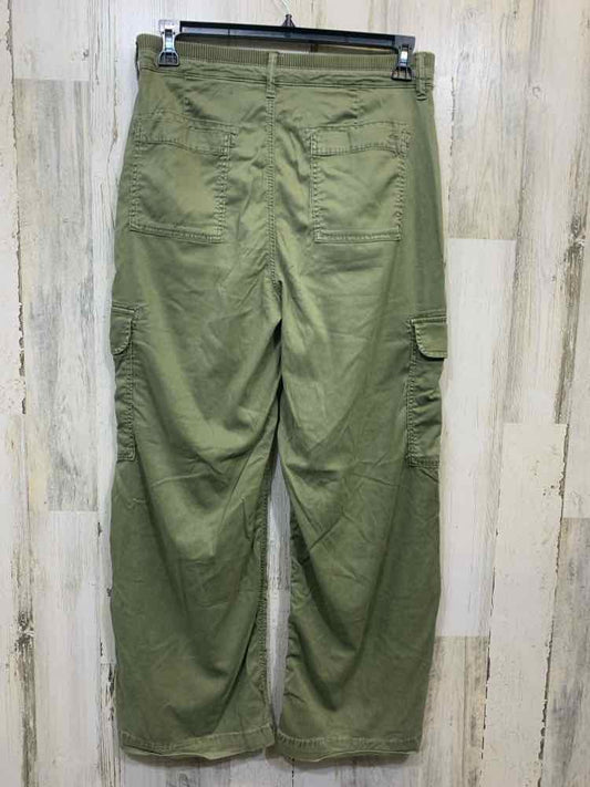 PRE-OWNED Size 10S AMERICAN EAGLE BOTTOMS Olive Solid CARGO Pants