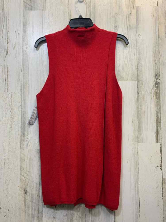 PRE-OWNED ANNA & AVA Tops Size One Size Red SLEEVELESS TOP