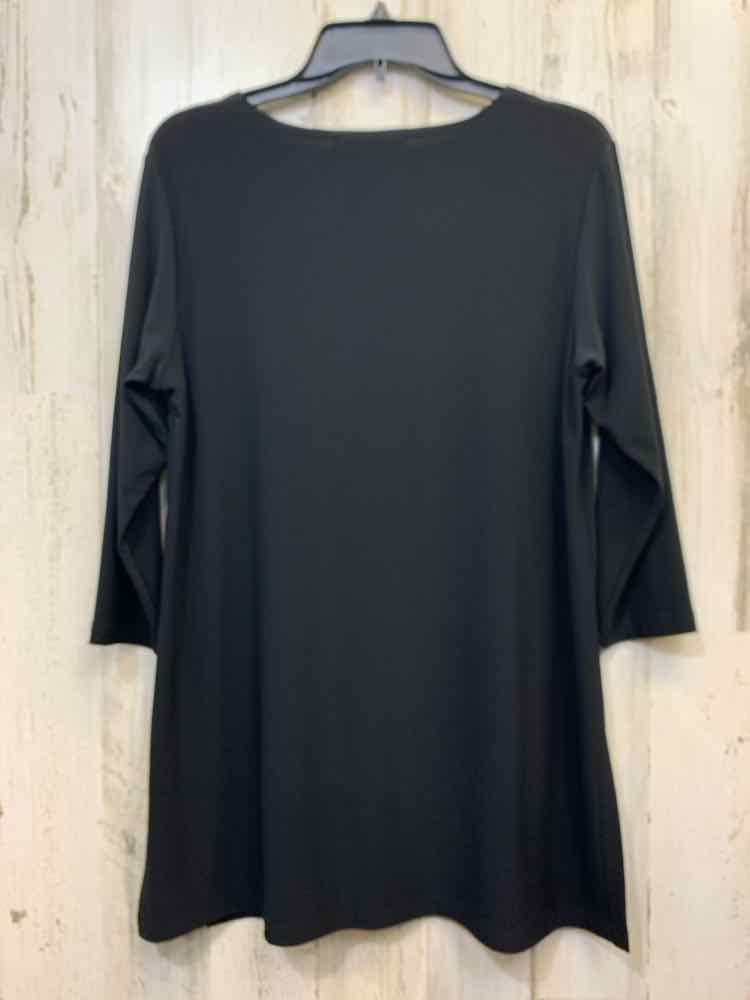 SYMPLI Size 12 Black ELASTIC 3/4 LENGTH TOP SLIT ON SIDE