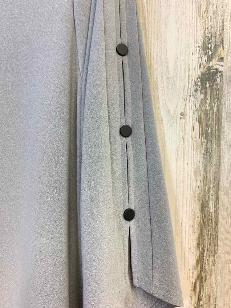 SYMPLI Tops Size 14 Gray 3/4 LENGTH TOP
