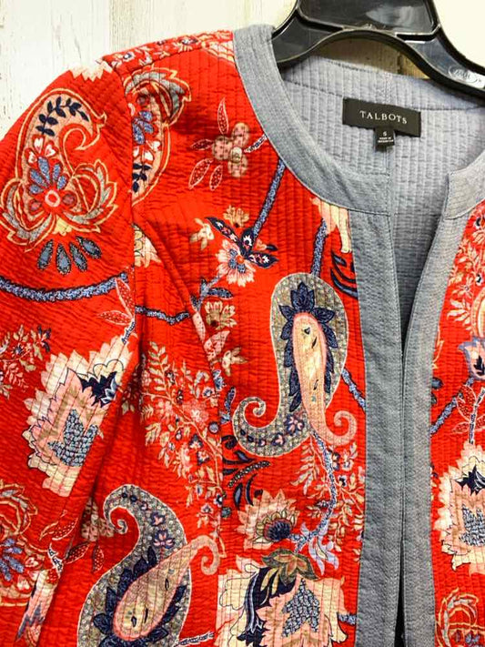 PRE-OWNED TALBOTS JACKETS / COATS Size S RED/BLUE/TAN/PINK Jacket (Outdoor)/RED/