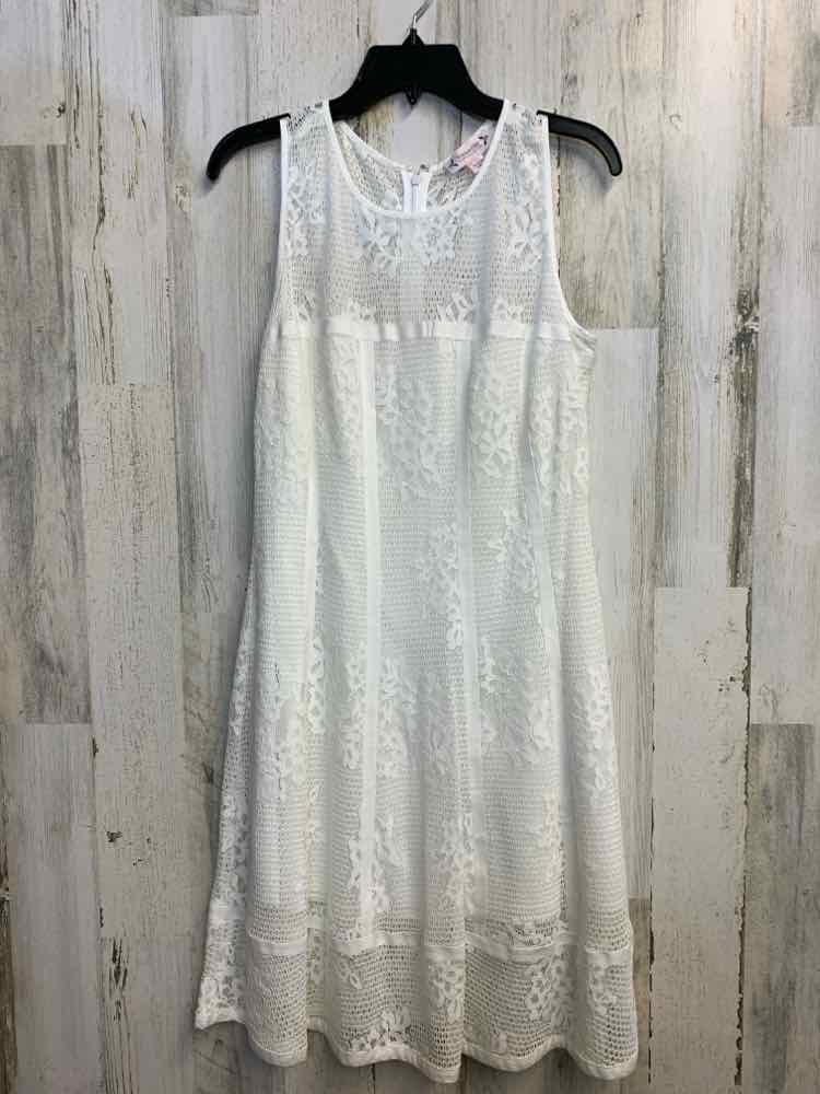 NANETTE LEPORE Dresses and Skirts Size 12 White Mesh SLEEVELESS Dress