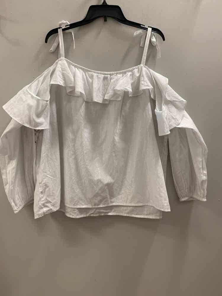 NWT INC PLUS SIZES Size 2X White SPAGHETTI STRAP TOP