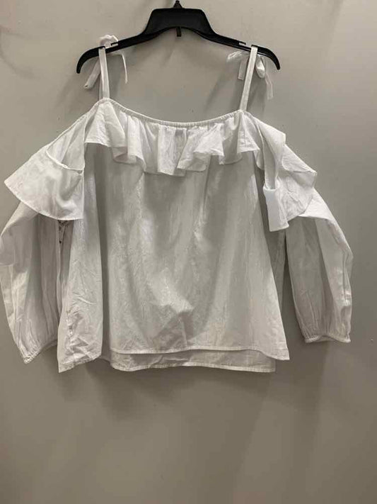 NWT INC PLUS SIZES Size 2X White SPAGHETTI STRAP TOP