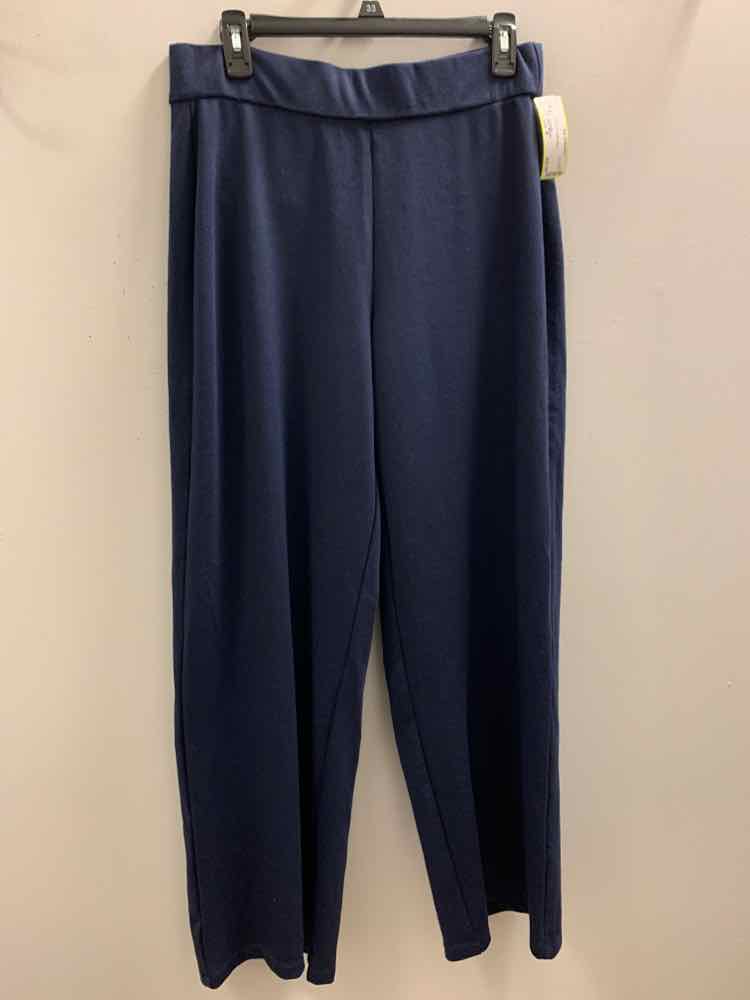 NWT Size M ISAAC MIZRAH BOTTOMS Navy Pants