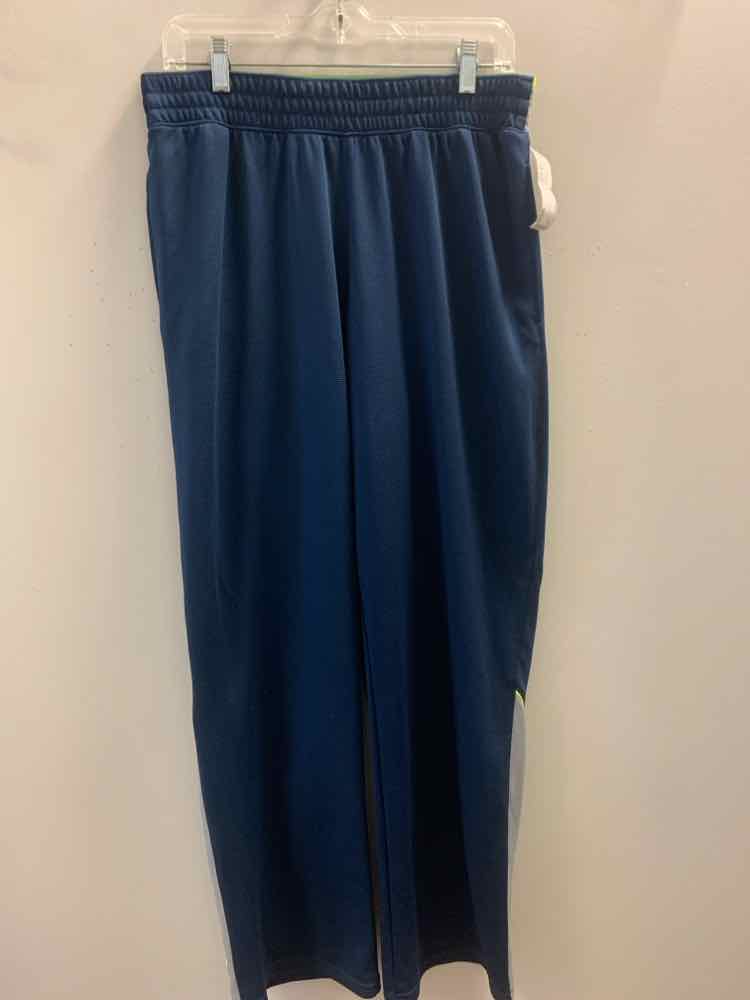 Size L UNDER ARMOUR BOTTOMS NVY/GRN/GRY Pants