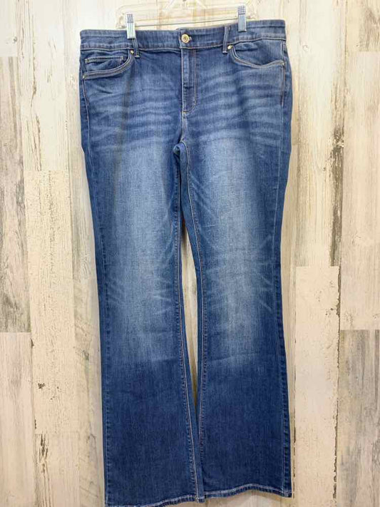 PRE-OWNED Size 12 WHITE HOUSE BOTTOMS Denim Denim DENIM DENIM JEANS Jeans/DARK W