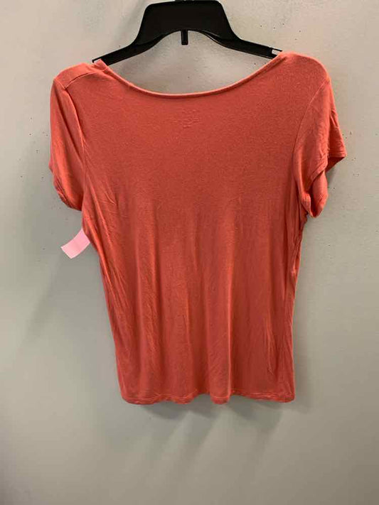 TAHARI Tops Size M CORAL SHORT SLEEVES TOP