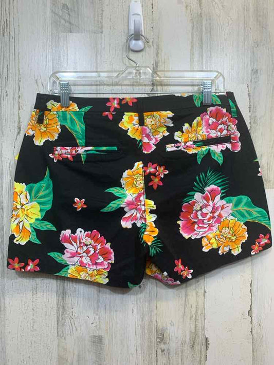 PRE-OWNED Size 6 OLD NAVY/VIBRANT FLORAL PRINT EVERYDAY CHINO SHORTS