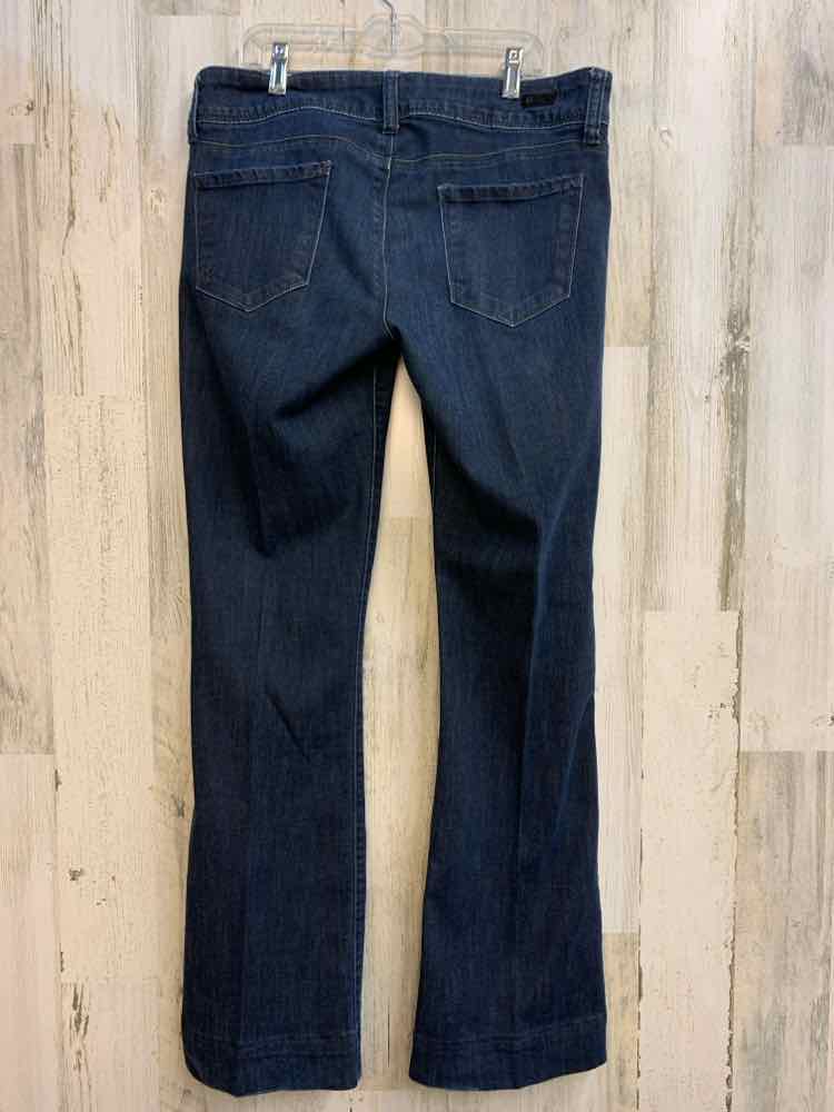 PRE-OWNED Size 8 KUT BOTTOMS DARK BLUE BOOT CUT Pants/HIGH RISE