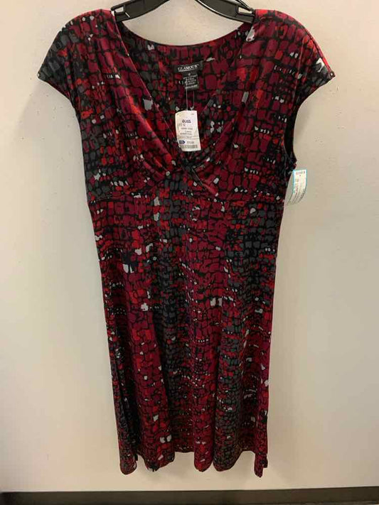 GLAMOUR Dresses and Skirts Size 12 RED/GRY/BLK/WHT Dress