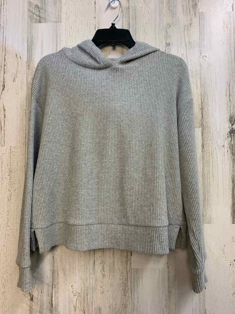 GAP Tops Size XS Gray RIBBED HOOD Sweatshirt