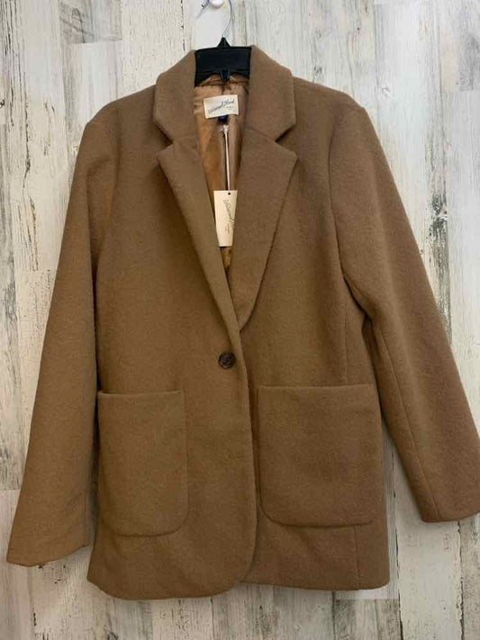 NWT UNIVERSAL THREADS JACKETS / COATS Size L Tan LONG SLEEVES Coat