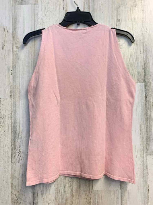 AUGUST SILK Tops Size L Pink SLEEVELESS TOP