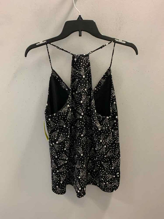 VICI Tops Size S BLK/WHT STARS CAMISOLE TOP