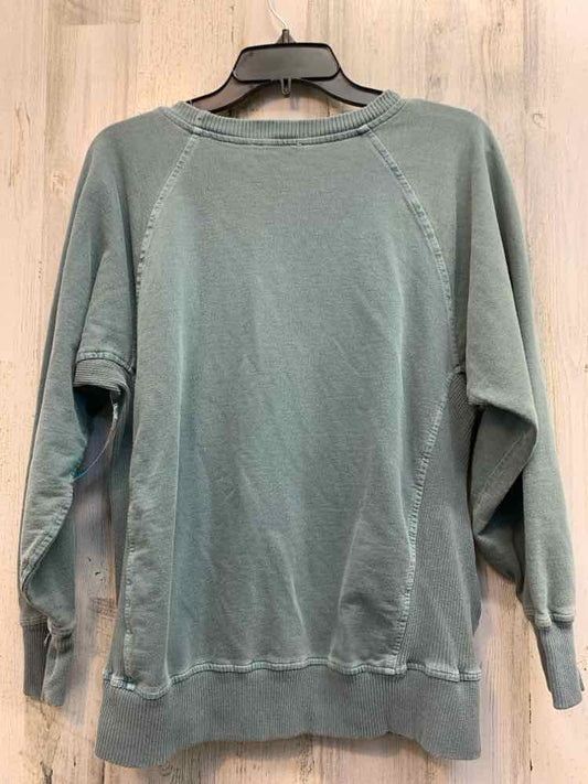 ZENANA Tops Size S Green SWEATSHIRT Sweatshirt