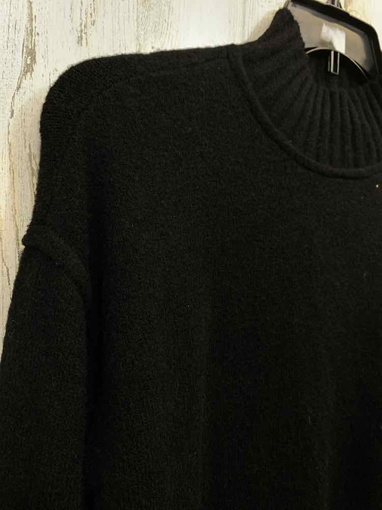 NWT ON 34TH SizeSL Tops Black LONG SLEEVES MOCK NECK SWEATER