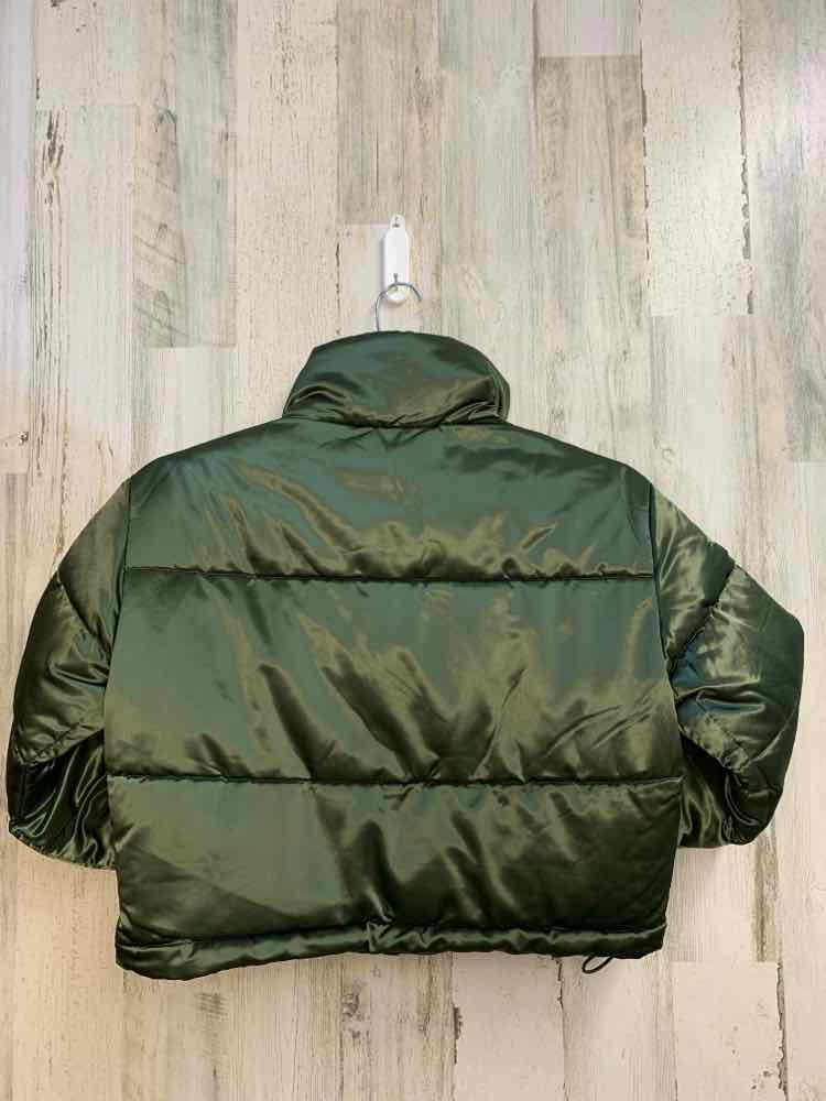 NWT FOR ALL MAN KIND 7 JACKETS / COATS Size XS GREEN CAMO LONG SLEEVES Jacket/PU