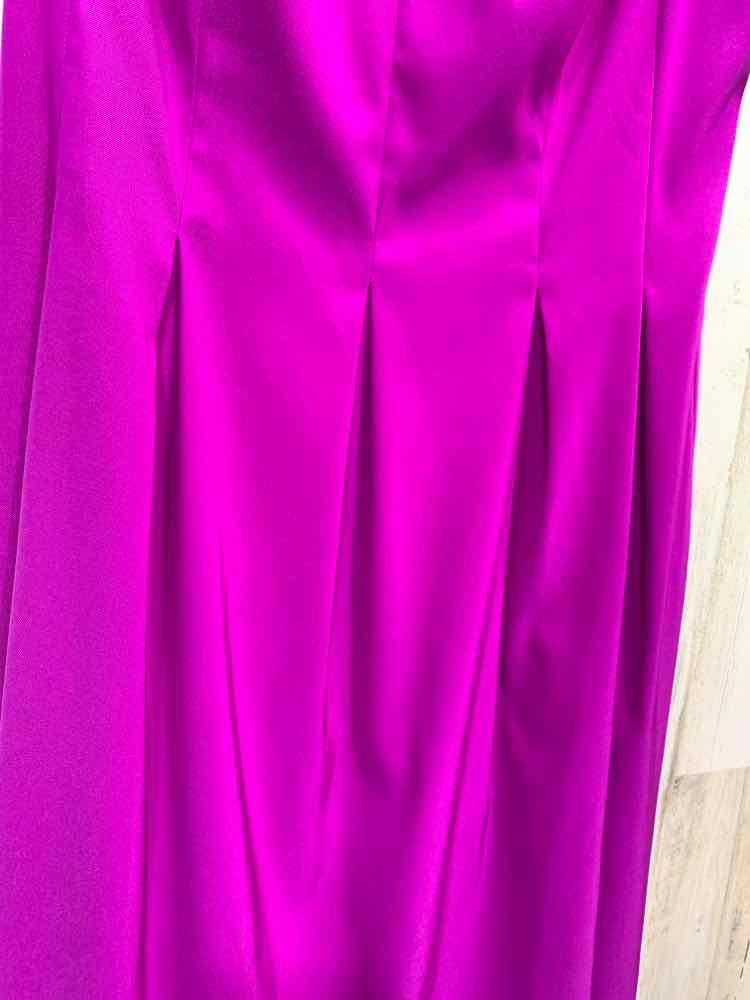 PRE-OWNED KIM ROGERS Dresses and Skirts Size 12 BRIGHT PURPLE Solid Dress/BRIGHT