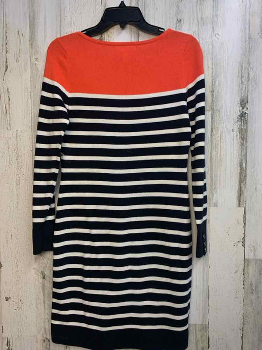 BANANA REPUBLIC Dresses and Skirts Size XS CORAL/NAVY/WHT Stripe Dress