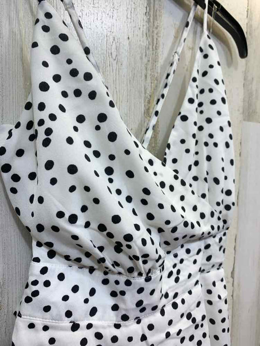 PRE-OWNED MAIN STRIP /SPAGHETTI STRAP RUFFLE HEM V-NECK MINI