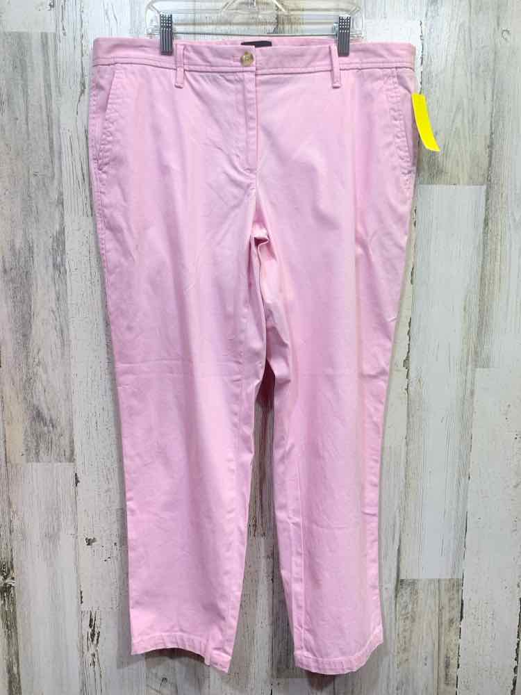 PRE-OWNED Size 12P TALBOTS BOTTOMS BABY PINK Solid CHINO PANTS Pants/BABY PINK C