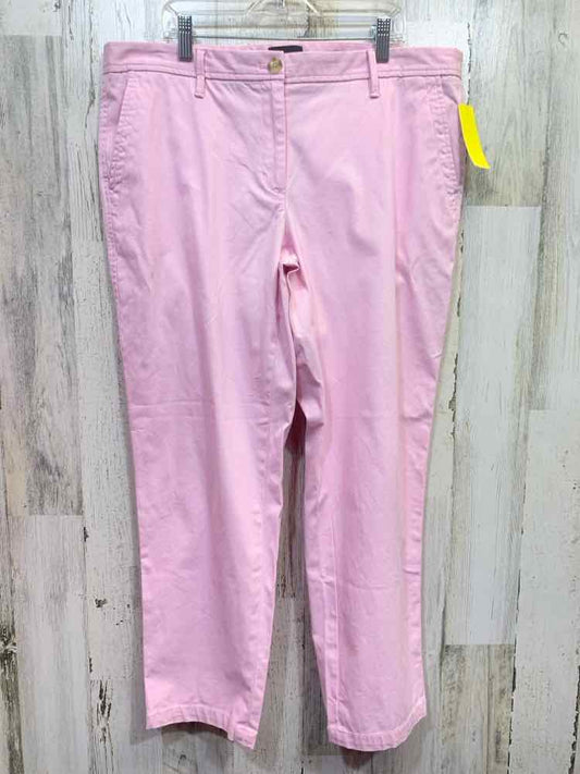 PRE-OWNED Size 12P TALBOTS BOTTOMS BABY PINK Solid CHINO PANTS Pants/BABY PINK C