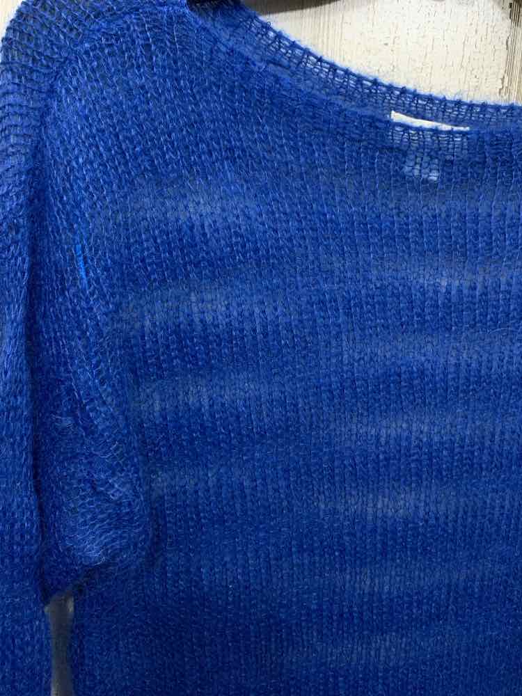 NWT ANTHROPOLOGIE Size S Tops Blue LONGSLEEVE SWEATER