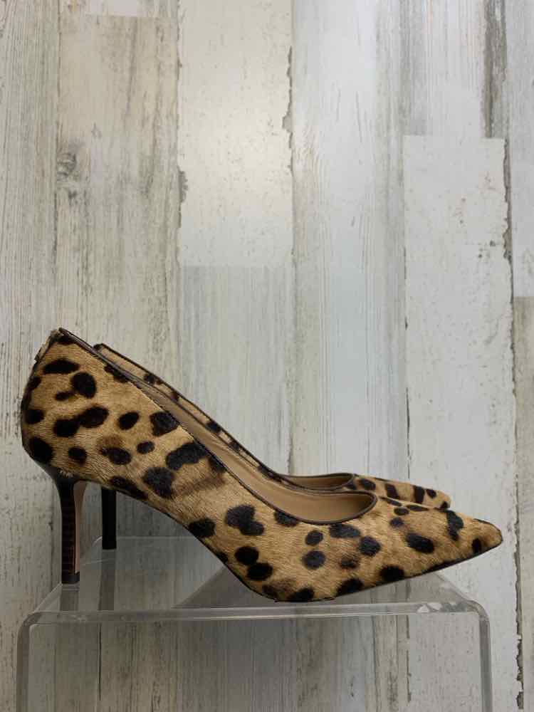 NWT Ralph Lauren SHOES 9 TAN/BRN CHEETAH PRINT Shoes/POINTED HEELS