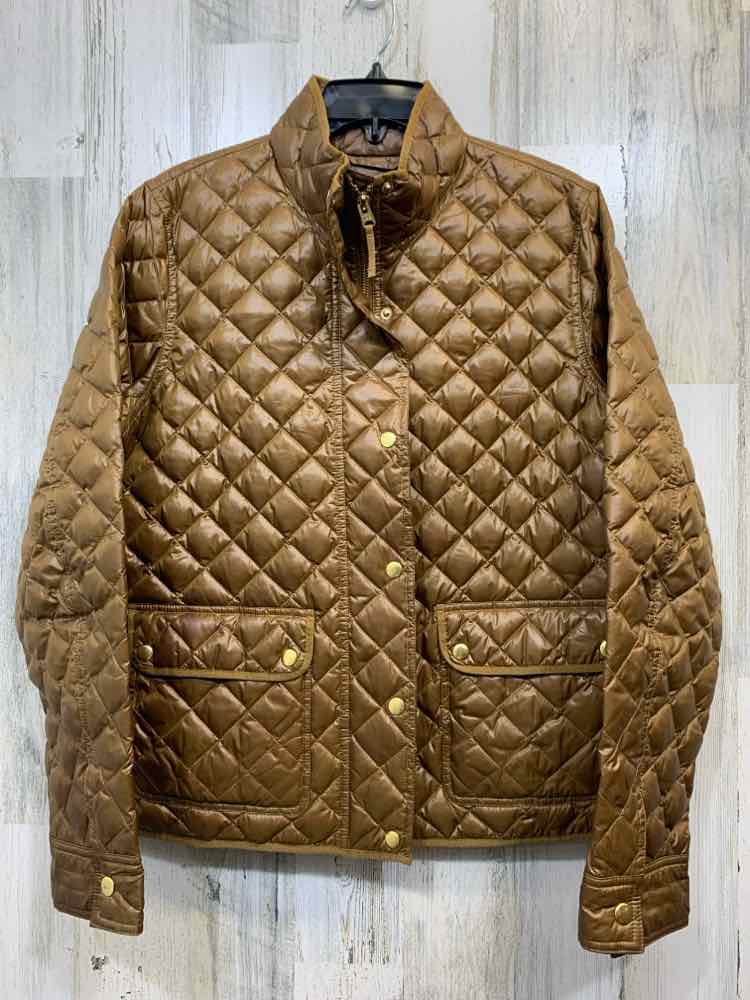 J CREW JACKETS / COATS Size L DARK MUSTARD QUILTED JACKET Jacket