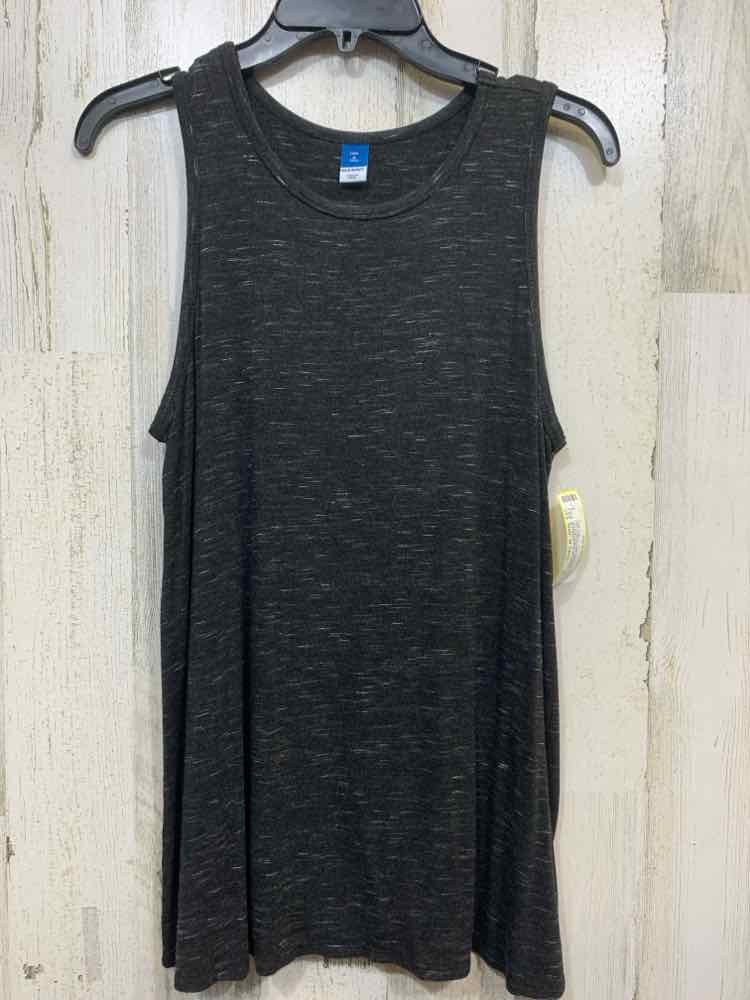 PRE-OWNED OLD NAVY/SLEEVELESS SLUB JERSEY KNIT SCOOP NECK