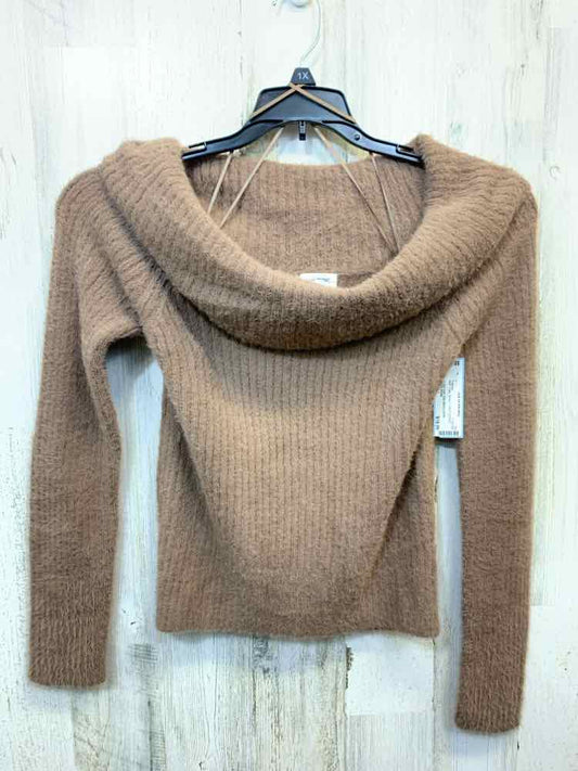 NWT HIPPIE ROSE Tops Size L Brown LONG SLEEVES Sweater