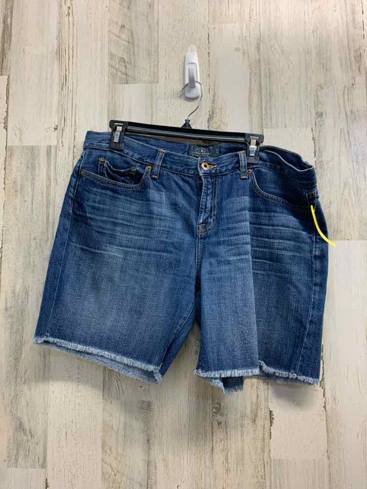 PRE-OWNED Size 12 LUCKY BRAND BOTTOMS MEDIUM BLUE DENIM Shorts