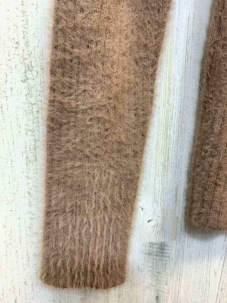 NWT HIPPIE ROSE Tops Size L Brown LONG SLEEVES Sweater