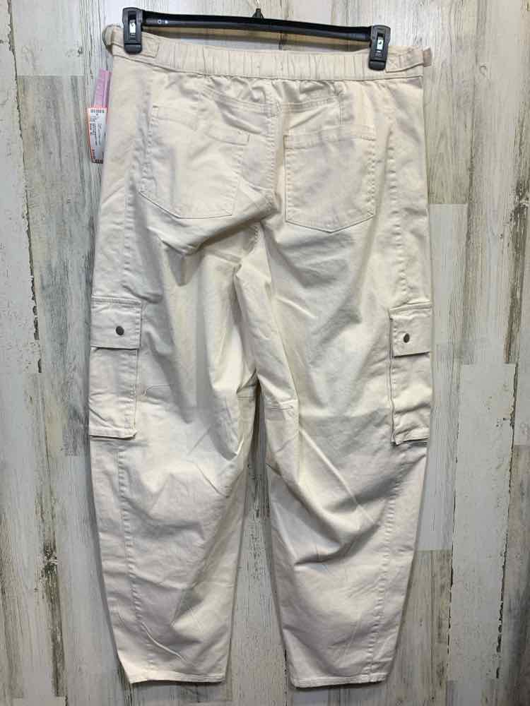 NWT Size XL WILD FABLE BOTTOMS Cream Pants/CARGO W/WAIST TABS