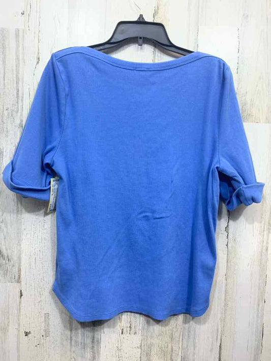 PRE-OWNED TALBOTS/ROLLED CUFF SHORT SLEEVE KNIT