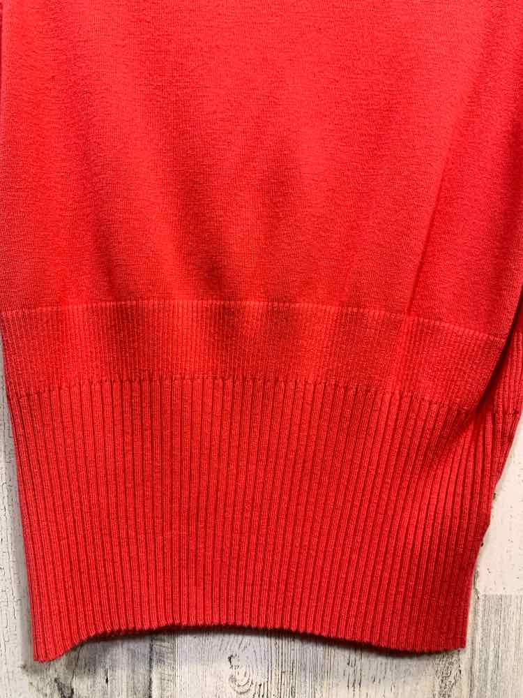 PRE-OWNED COLLECTION Size M Tops Orange SLEEVELESS/ KNIT TURTLENECK TOP